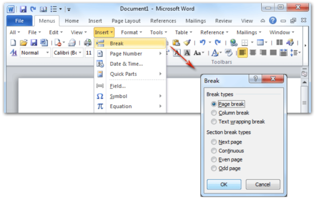 delete a page in microsoft word mac